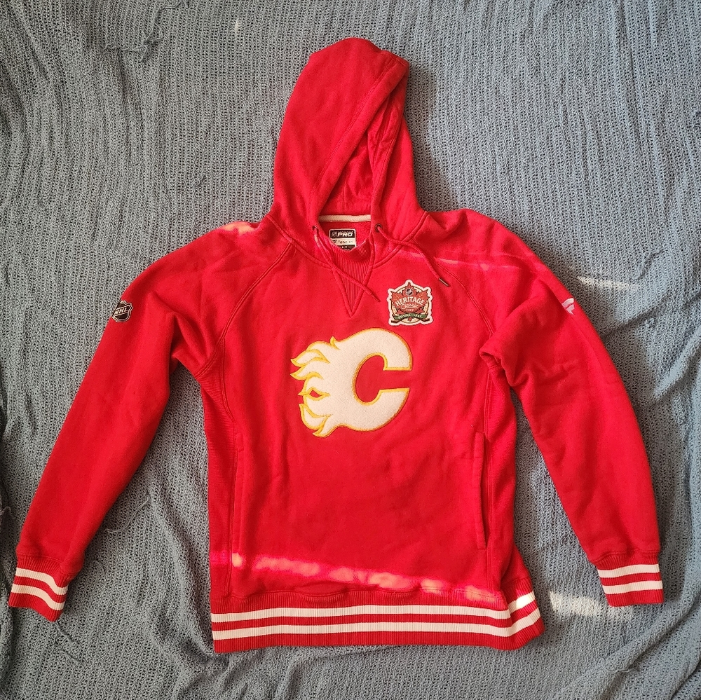 Fanatics Authentic Pro Calgary Fame Heritage Classic Hoody Mens medium